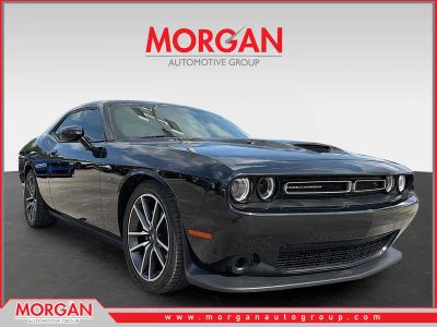 2023 Dodge Challenger R/T in Pitch Black Clearcoat — front three-quarter view