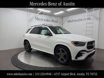 2026 Mercedes-Benz GLE 350 in Polar White — front three-quarter view