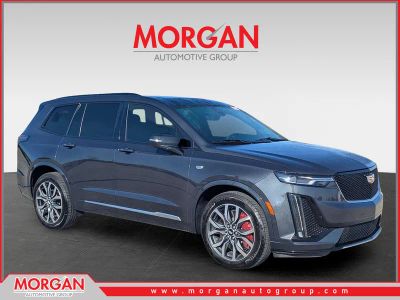 2023 Cadillac XT6 AWD Sport in Wilder Metallic — front three-quarter view