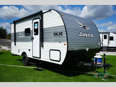 2027 Jayco Jay Flight SLX — front three-quarter view