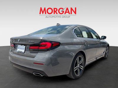 2021 BMW 5 Series — rear three-quarter view
