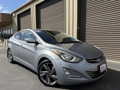 2015 Hyundai Elantra in Gray — front three-quarter view