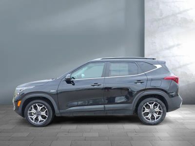2023 Kia Seltos — rear three-quarter view