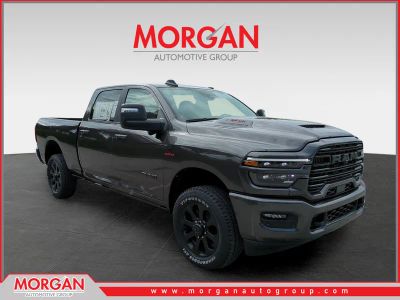 2025 Ram 2500 Laramie in Gray — front three-quarter view