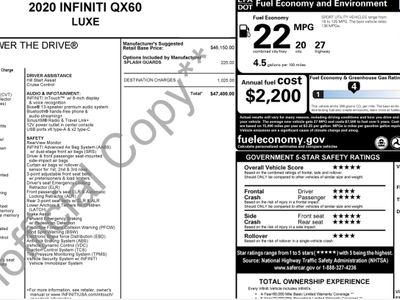 2020 INFINITI QX60 - Photo 4