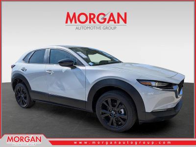 2026 Mazda CX-30 2.5 S Select Sport in White — front three-quarter view