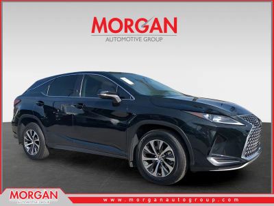 2022 Lexus RX 350 in Black — front three-quarter view