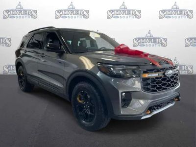 2026 Ford Explorer Tremor in Gray — front three-quarter view