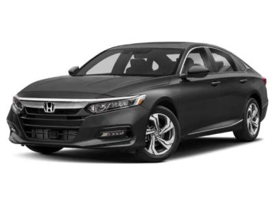 2018 Honda Accord Sedan EX-L 1.5T in Red — front three-quarter view