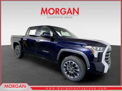 2026 Toyota Tundra 4WD Limited in Blueprint — front three-quarter view