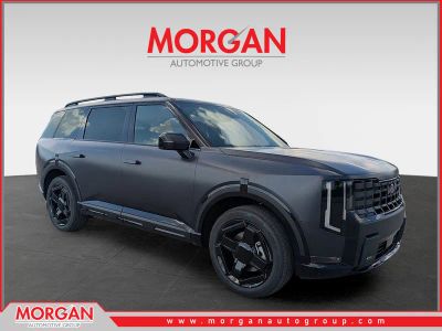 2027 Kia Telluride X-Line EX in Panthera Metal Matte — front three-quarter view