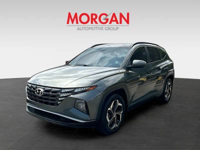 2023 Hyundai Tucson Hybrid — rear three-quarter view