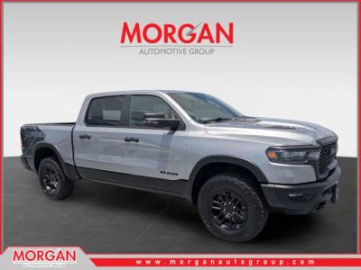 2025 Ram 1500 Rebel in Silver — front three-quarter view