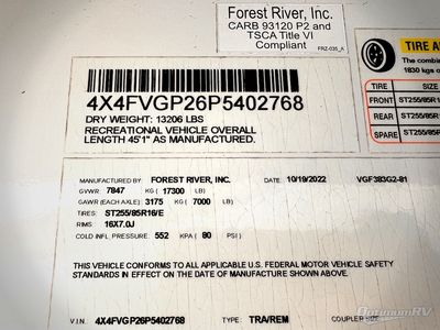 2023 Forest River Vengeance Rogue Armored - Photo 20