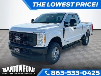 2026 Ford F-250SD XL 4WD SUPER CAB in Oxford White — front three-quarter view