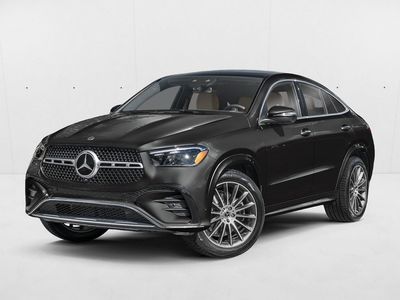 2026 Mercedes-Benz GLE 450 GLE 450 4MATIC &reg; Coupe in Obsidian Black — front three-quarter view