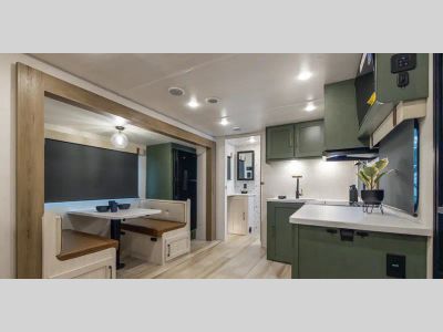 2027 Forest River RV No Boundaries — rear three-quarter view