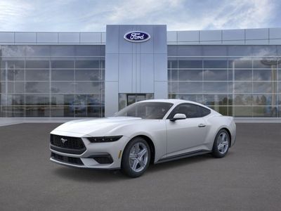 2026 Ford Mustang in Iconic Silver — front three-quarter view