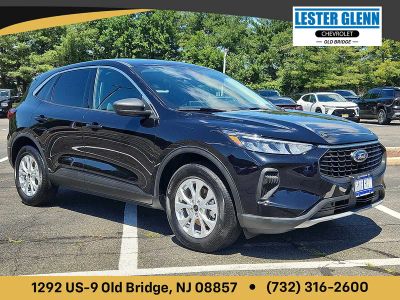 2023 Ford Escape Active in Agate Black Metallic — front three-quarter view
