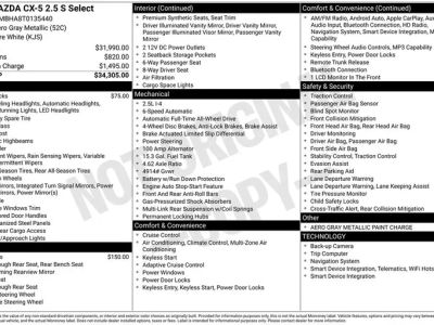 2026 Mazda CX-5 — photo 33 view