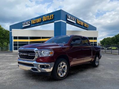 2023 RAM 1500 Big Horn in Delmonico Red Pearlcoat — front three-quarter view