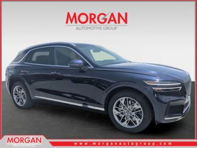 2025 Genesis GV70 2.5T in Blue — front three-quarter view