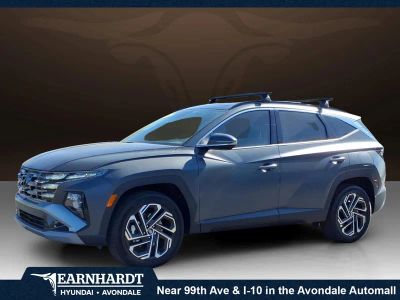 2025 Hyundai TUCSON Limited in Ecotronic Gray Matte — front three-quarter view