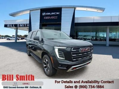 2026 GMC Yukon XL AT4 in Onyx Black — front three-quarter view