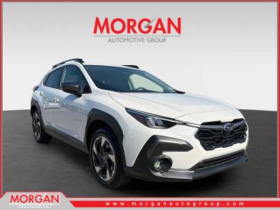 2026 Subaru Crosstrek Limited in Crystal White Pearl — front three-quarter view