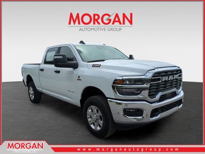 2026 Ram 2500 Big Horn in White — front three-quarter view