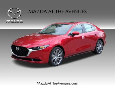 2026 Mazda Mazda3 3 2.5 S Preferred Base in Red — front three-quarter view