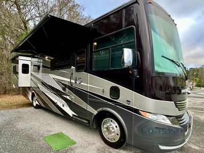 2022 Tiffin Open Road Allegro 32SA in Barcelona, Sunlit Sand, Nasa, White Mahogany — front three-quarter view