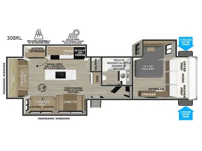 2027 Forest River RV Wildwood Heritage Glen — front three-quarter view
