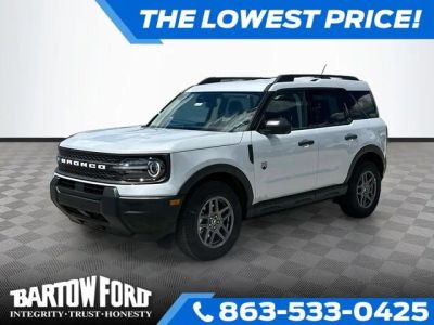2026 Ford Bronco Sport Big Bend in White Metallic — front three-quarter view