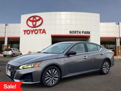 2024 Nissan Altima 2.5 SV in Gun Metallic — front three-quarter view