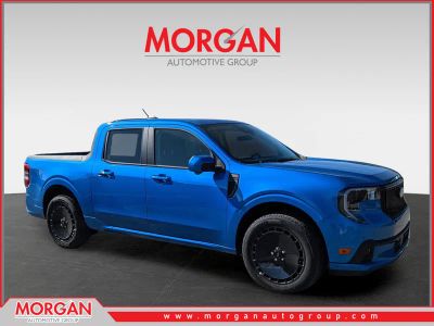 2026 Ford Maverick Lobo High in Blue — front three-quarter view
