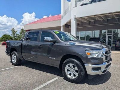 2024 RAM 1500 Laramie in Granite Crystal Metallic Clearcoat — front three-quarter view