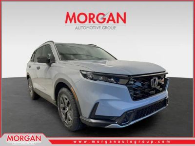 2026 Honda CR-V Hybrid TrailSport in Urban Gray Pearl — front three-quarter view