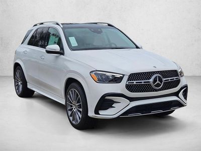 2026 Mercedes-Benz GLE 350 GLE 350 SUV in Polar White — front three-quarter view