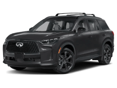 2026 INFINITI QX60 AUTOGRAPH in Deep Emerald — front three-quarter view