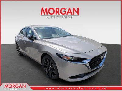 2026 Mazda Mazda3 Sedan 3 Sedan 2.5 S Select Sport in Platinum Quartz Metallic — front three-quarter view