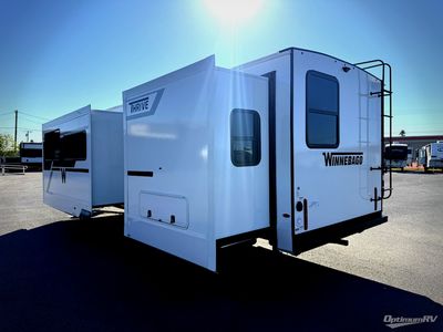 2026 Winnebago Thrive — rear three-quarter view