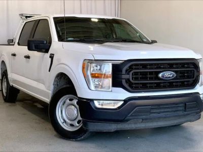 2022 Ford F-150 in Oxford White — front three-quarter view