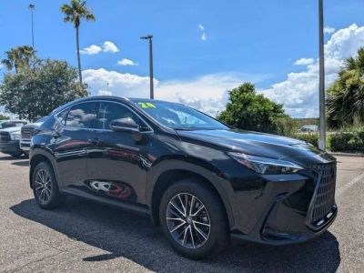 2024 Lexus NX 350 Base in Caviar — front three-quarter view