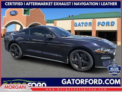 2022 Ford Mustang GT Premium in Purple — front three-quarter view