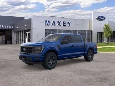 2026 Ford F-150 STX® in Argon Blue Metallic — front three-quarter view
