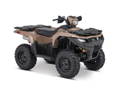 2026 Suzuki KingQuad 500AXi Power Steering — front three-quarter view