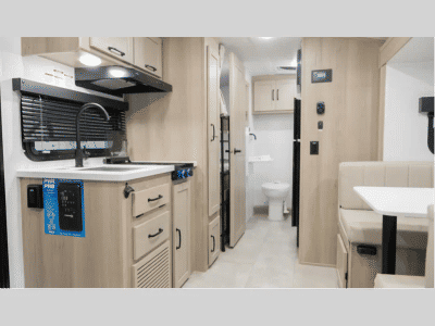2025 Forest River RV Rockwood GEO Pro — rear three-quarter view