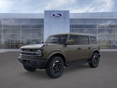 2026 Ford Bronco in T9 Gray — front three-quarter view