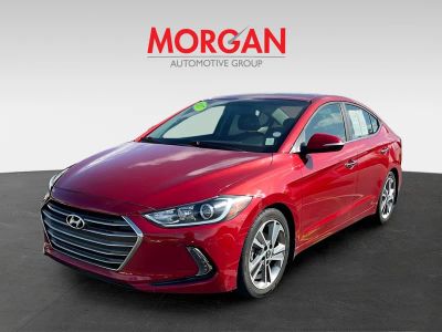 2017 Hyundai Elantra — rear three-quarter view